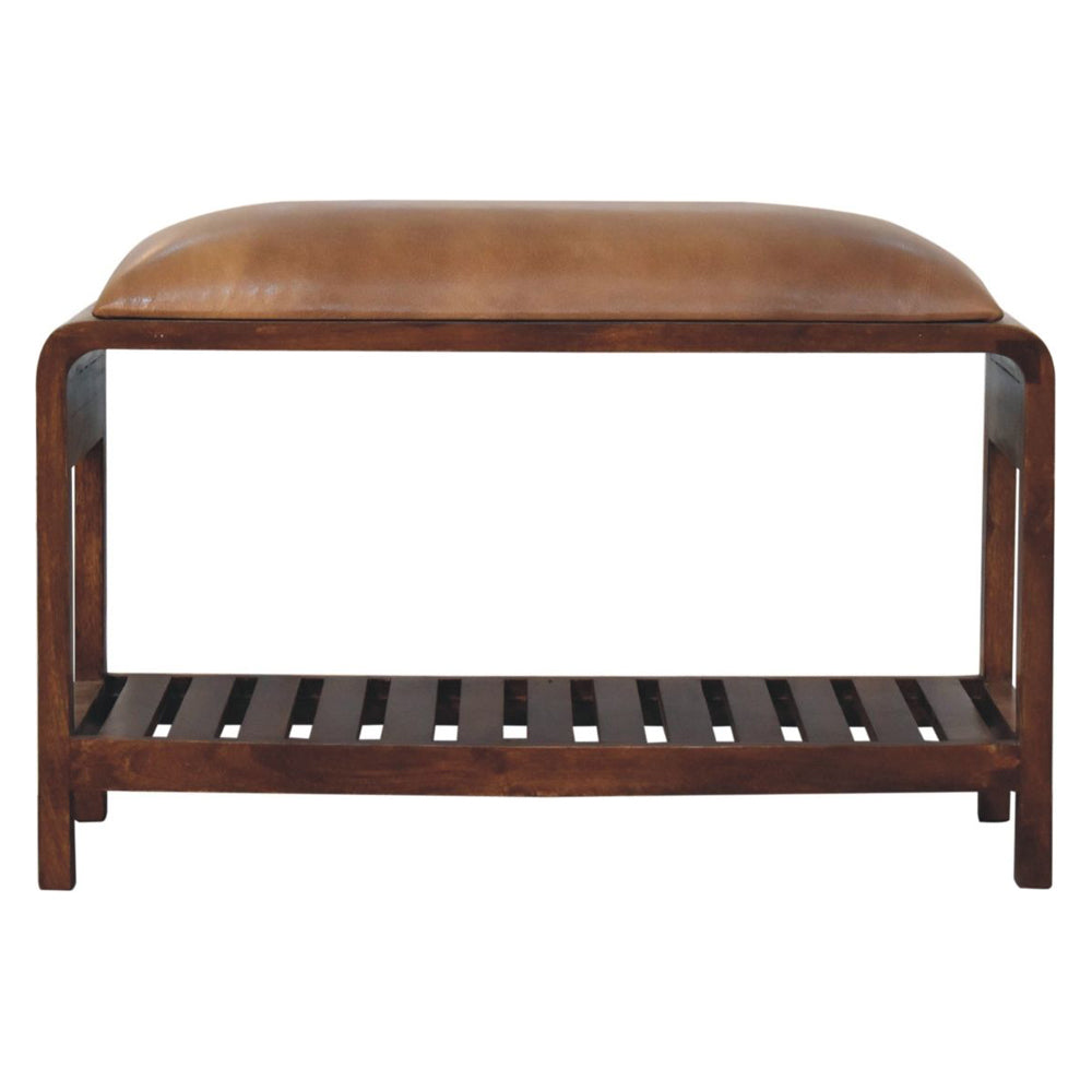 Artisan - Buffalo Slatted Square Bench