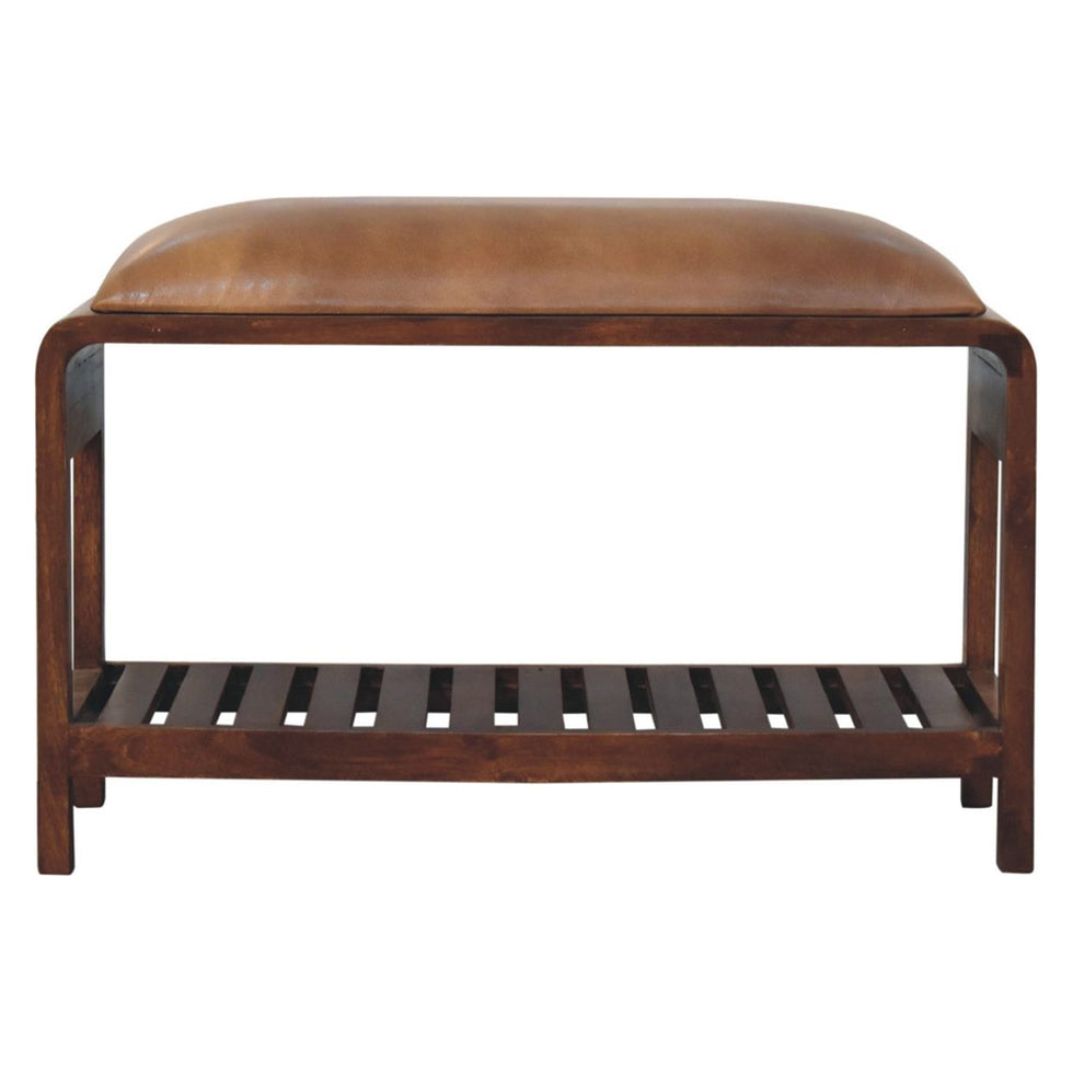 Artisan - Buffalo Slatted Square Bench