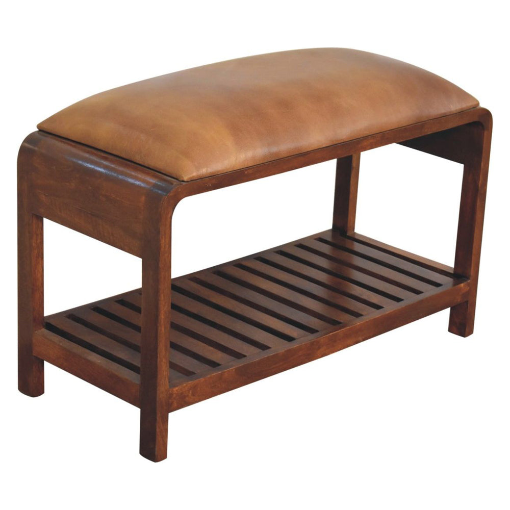 Artisan - Buffalo Slatted Square Bench
