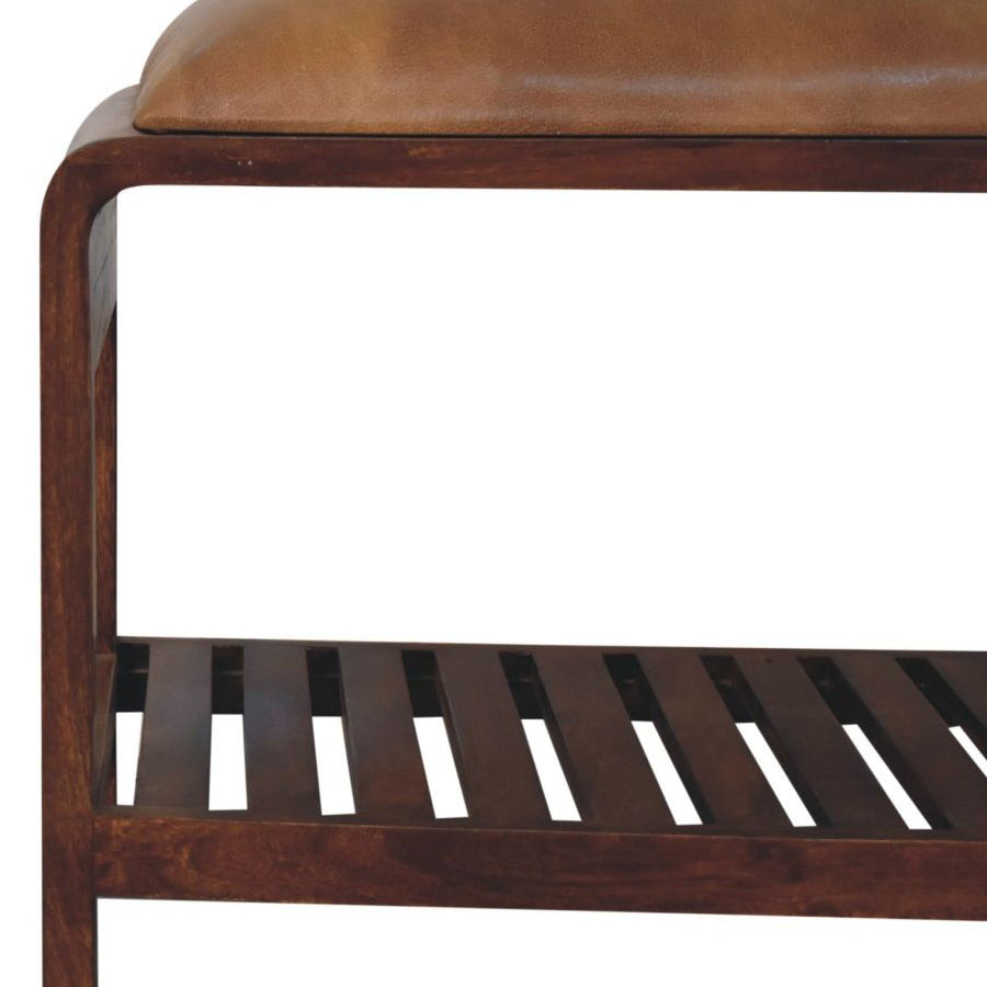 Artisan - Buffalo Slatted Square Bench