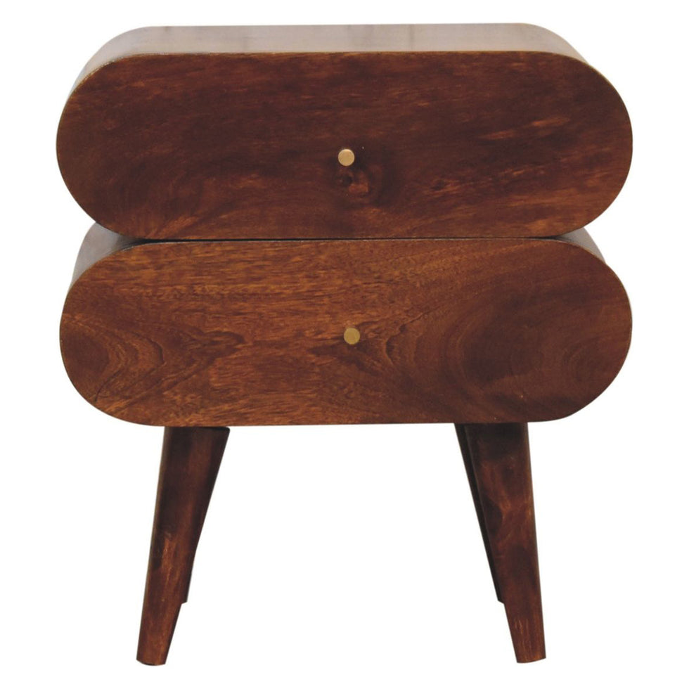 Artisan - Bubble Chestnut Bedside