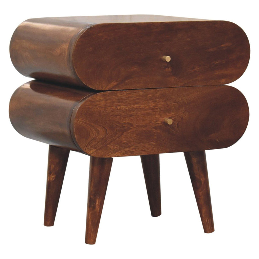 Artisan - Bubble Chestnut Bedside