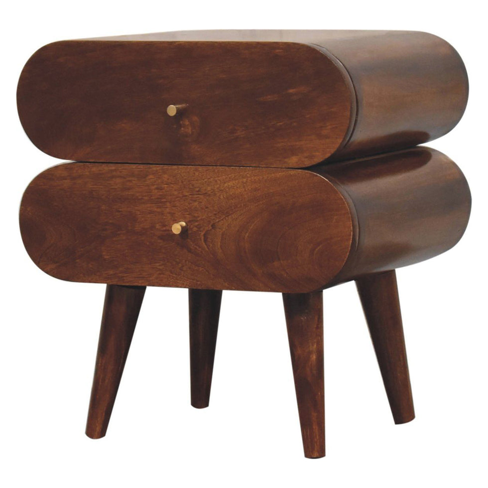 Artisan - Bubble Chestnut Bedside