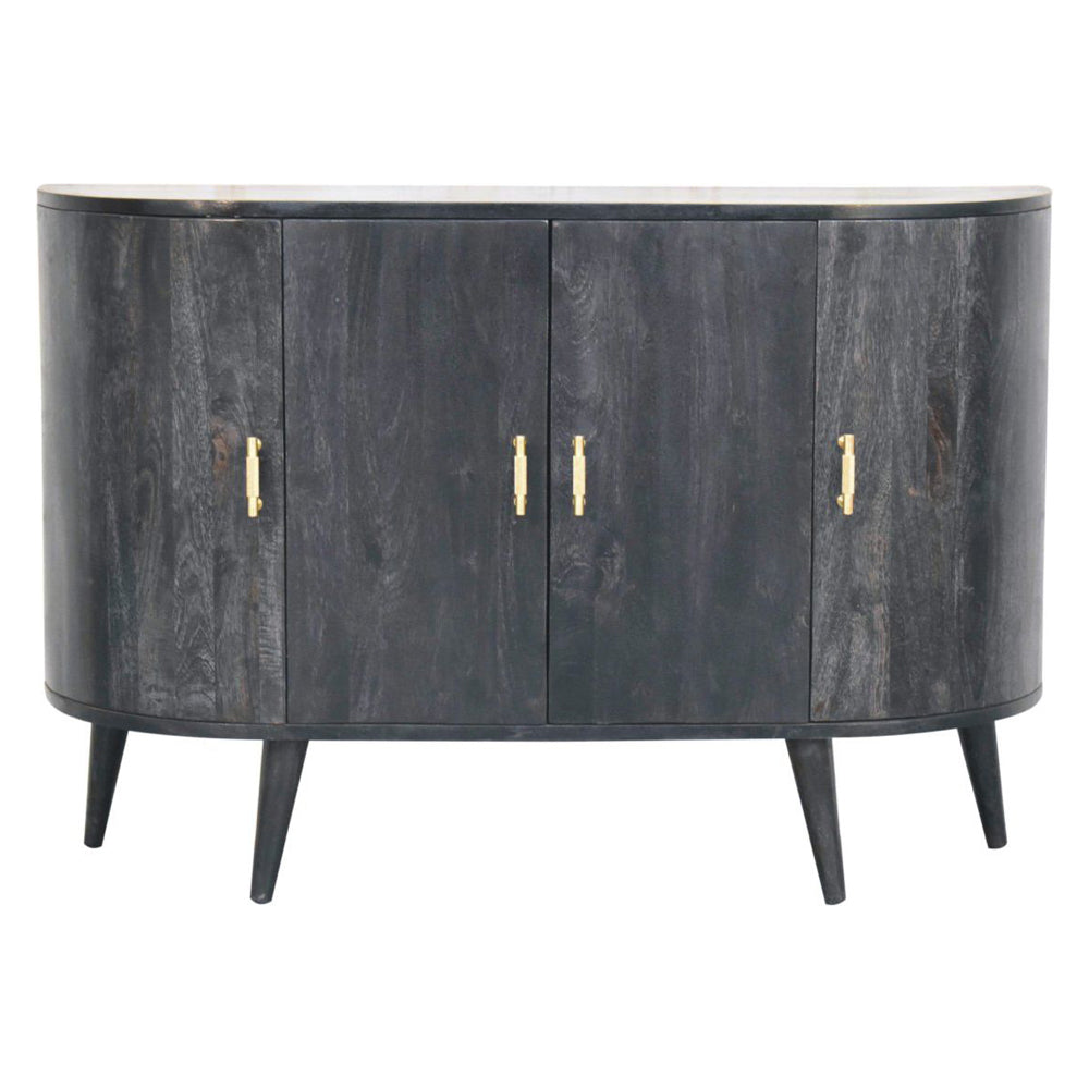 Artisan - Ash Black T-Bar Quad Cabinet