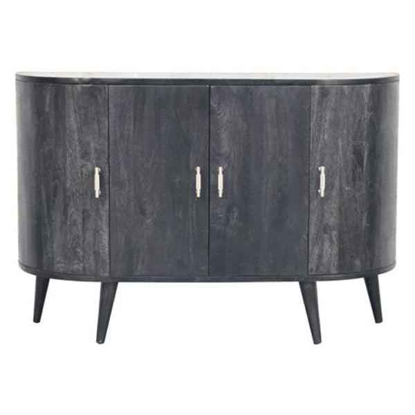 Artisan - Ash Black T-Bar Quad Cabinet