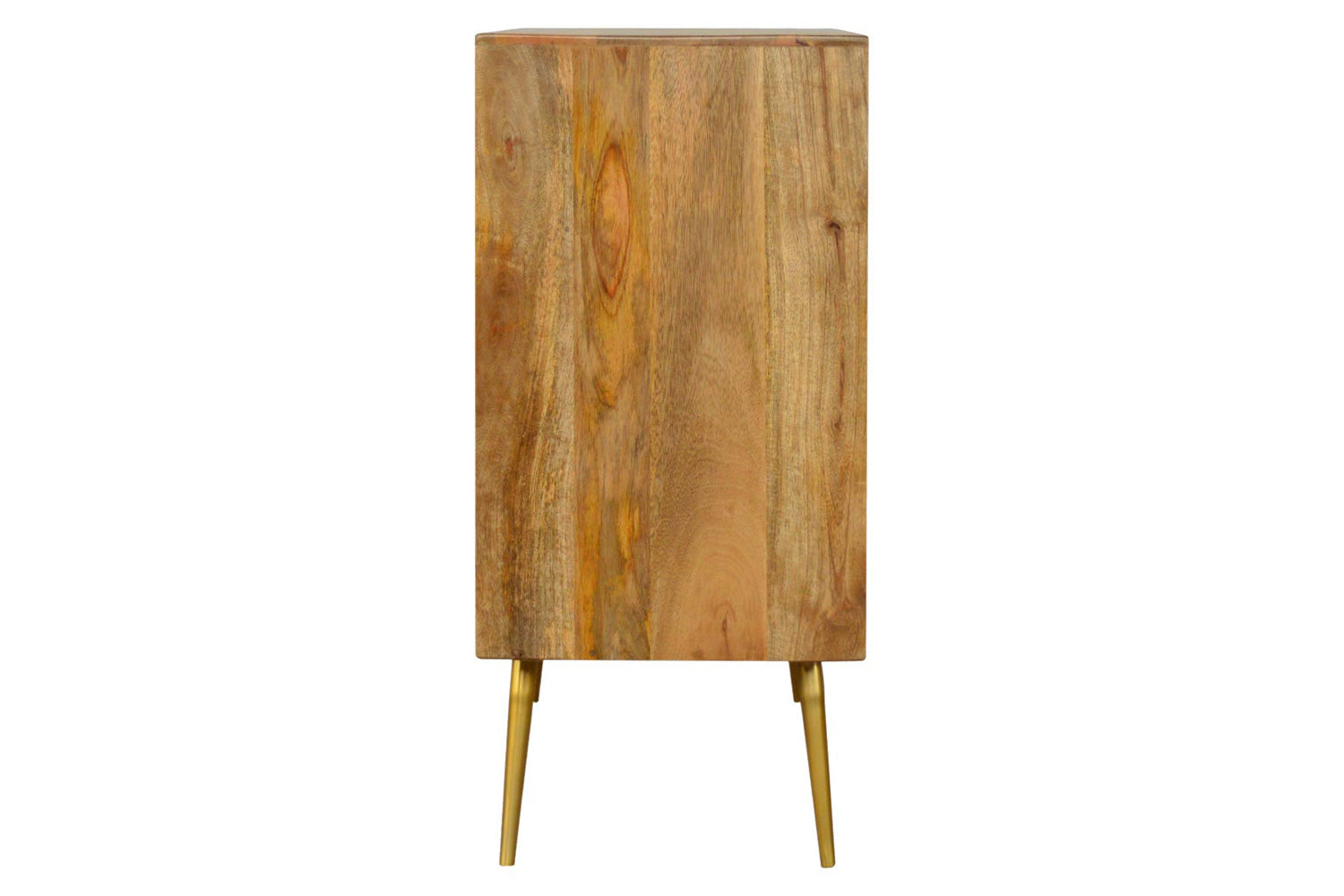 Artisan - Inlay Chest in Sleek Cement Brass