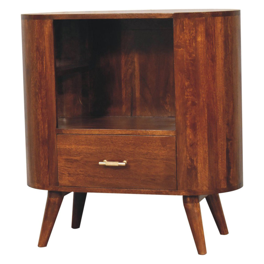 Artisan - T-Bar Cortez Chestnut Open Slot Cabinet