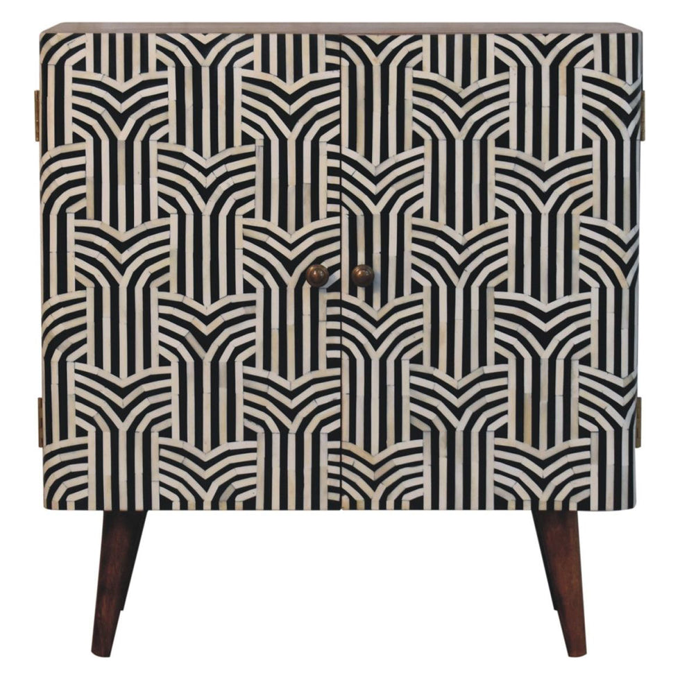 Artisan - Honey Caramel Edessa Bone Inlay Cabinet