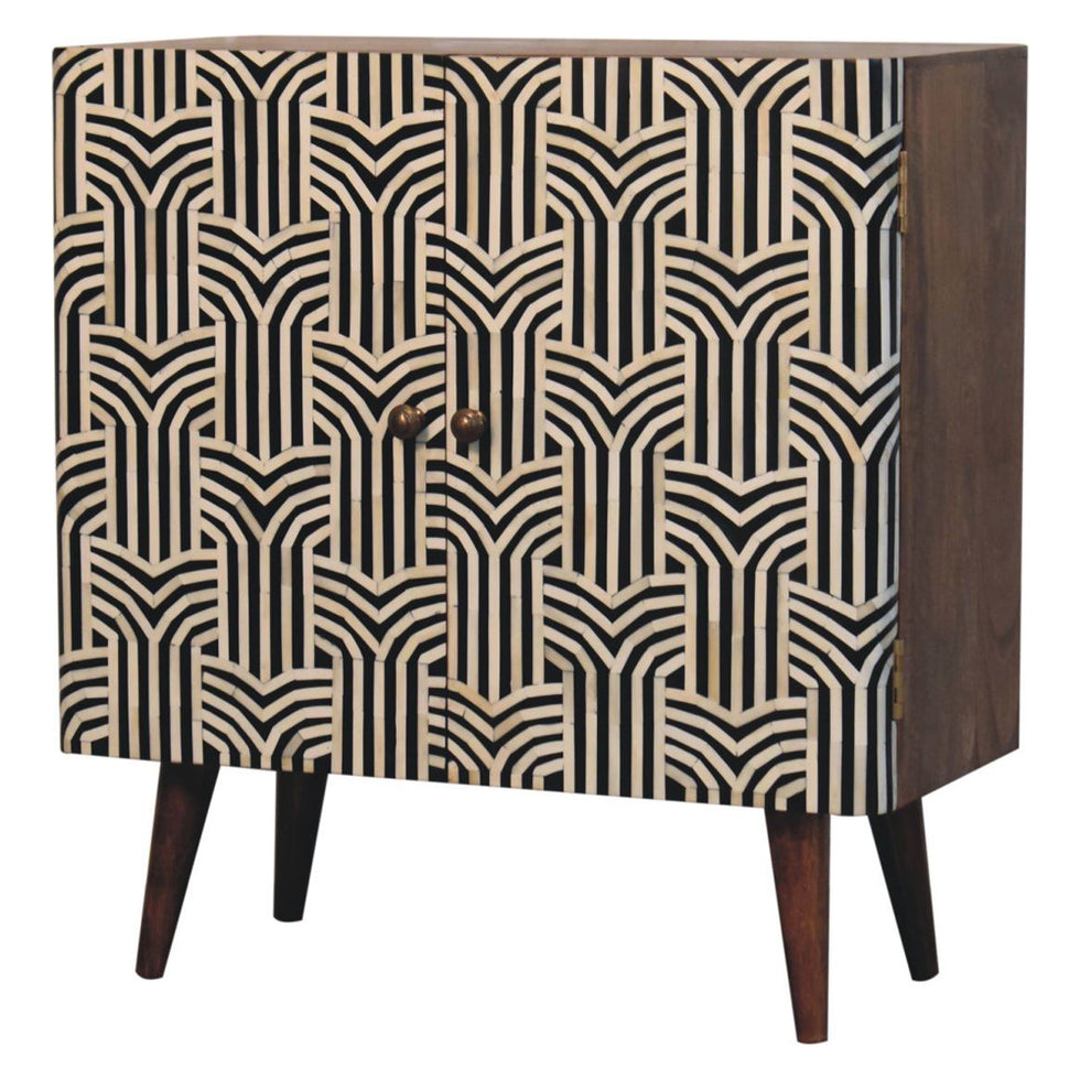 Artisan - Honey Caramel Edessa Bone Inlay Cabinet