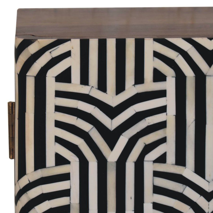Artisan - Honey Caramel Edessa Bone Inlay Cabinet