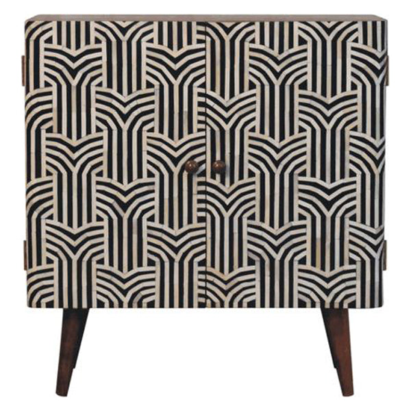 Artisan - Honey Caramel Edessa Bone Inlay Cabinet