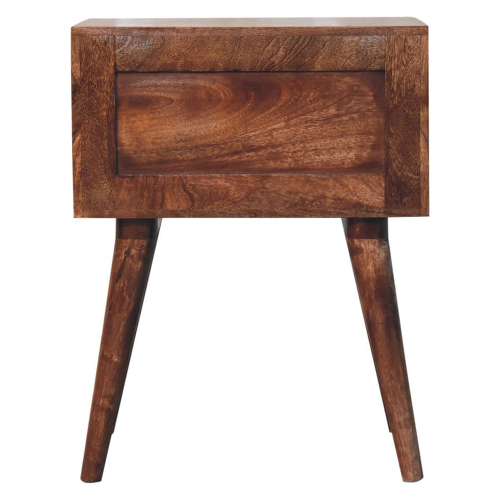 Artisan - Honey Caramel Edessa Bone Inlay Bedside