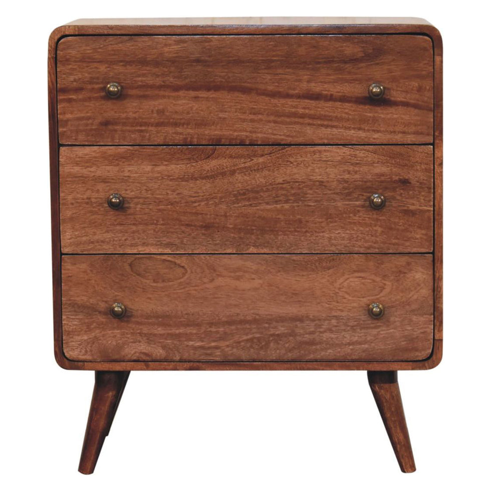 Artisan - Curved Honey Caramel Chest