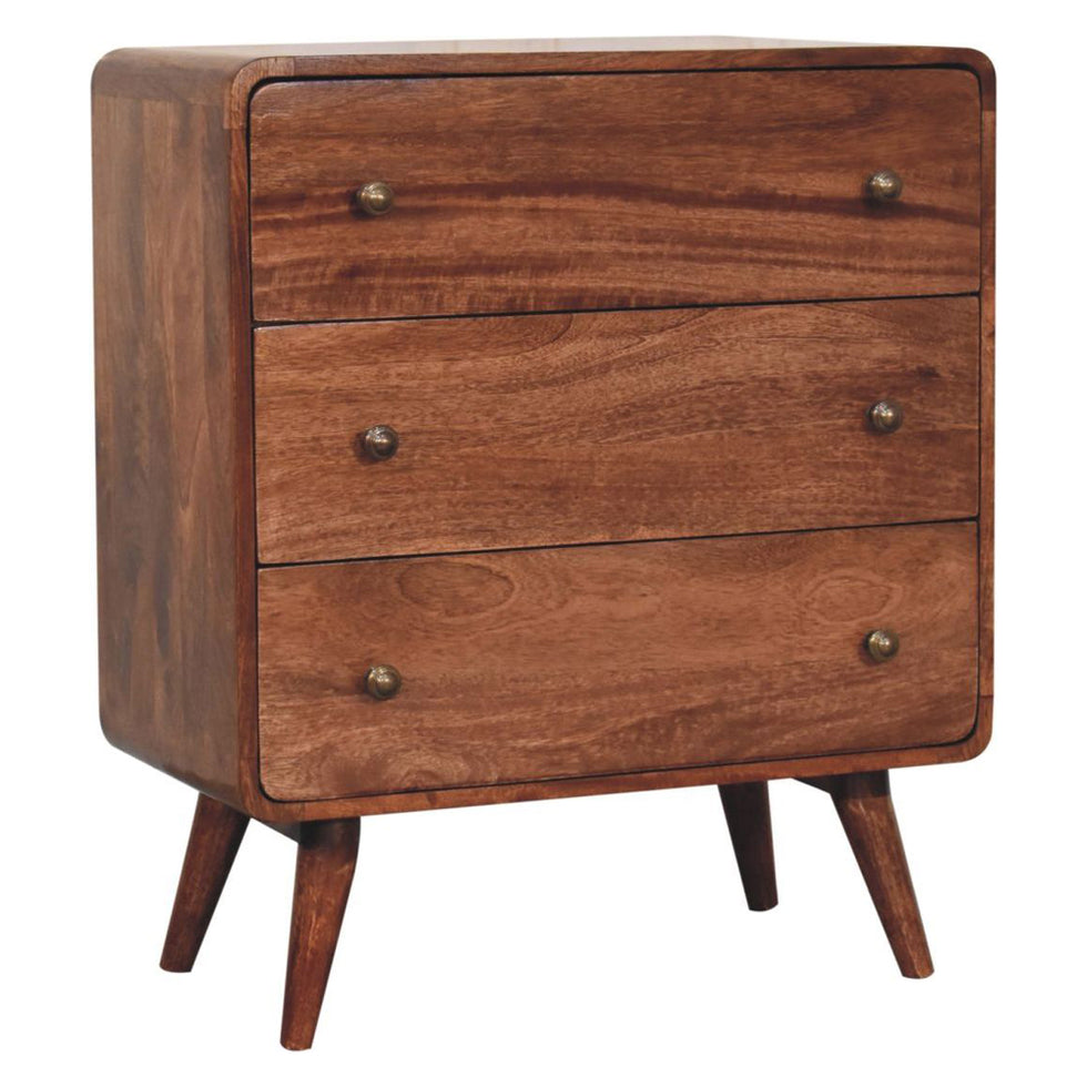 Artisan - Curved Honey Caramel Chest