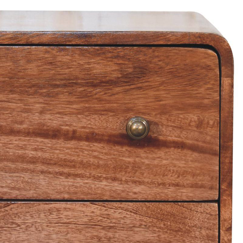 Artisan - Curved Honey Caramel Chest