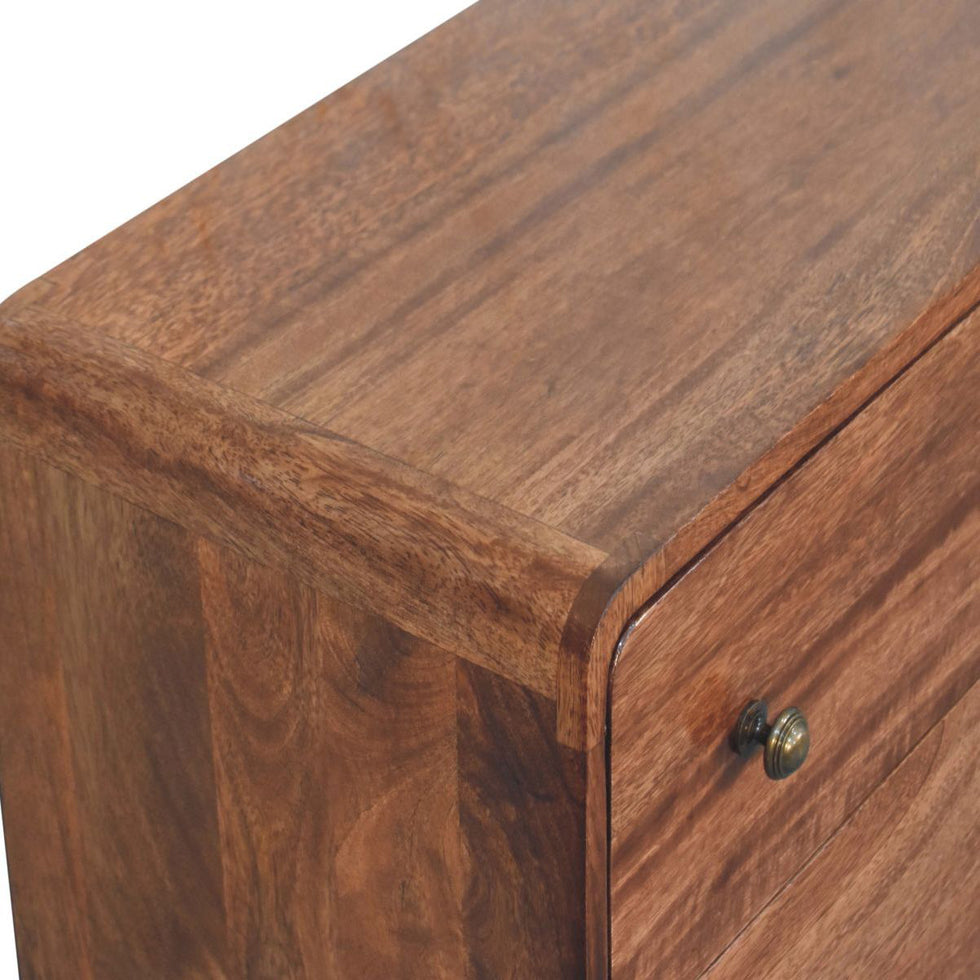 Artisan - Curved Honey Caramel Chest