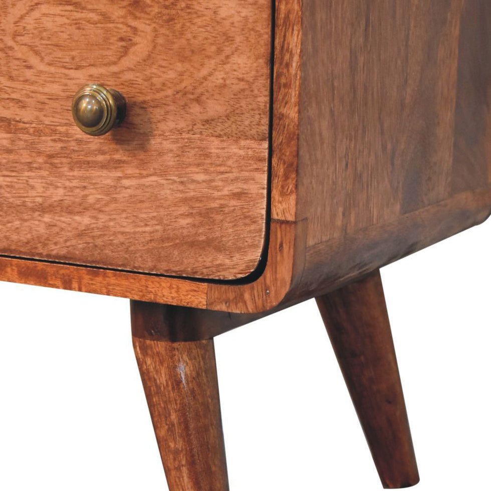 Artisan - Curved Honey Caramel Chest