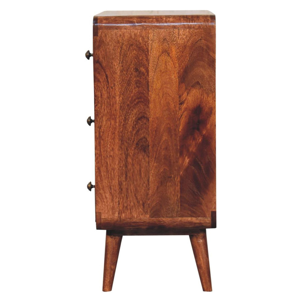Artisan - Curved Honey Caramel Chest