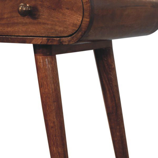 Artisan - Honey Caramel Round Dressing Table