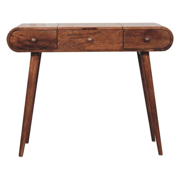 Artisan - Honey Caramel Round Dressing Table