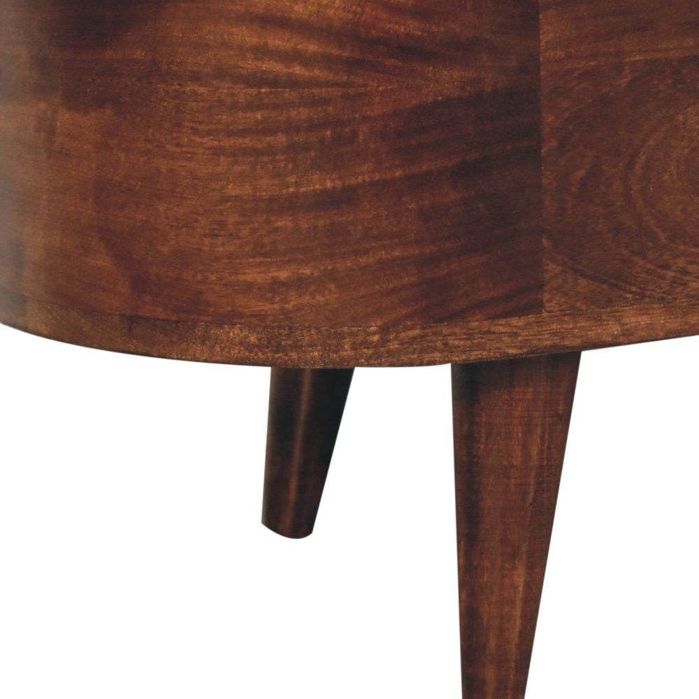 Artisan - Curved California Walnut Blanket Box