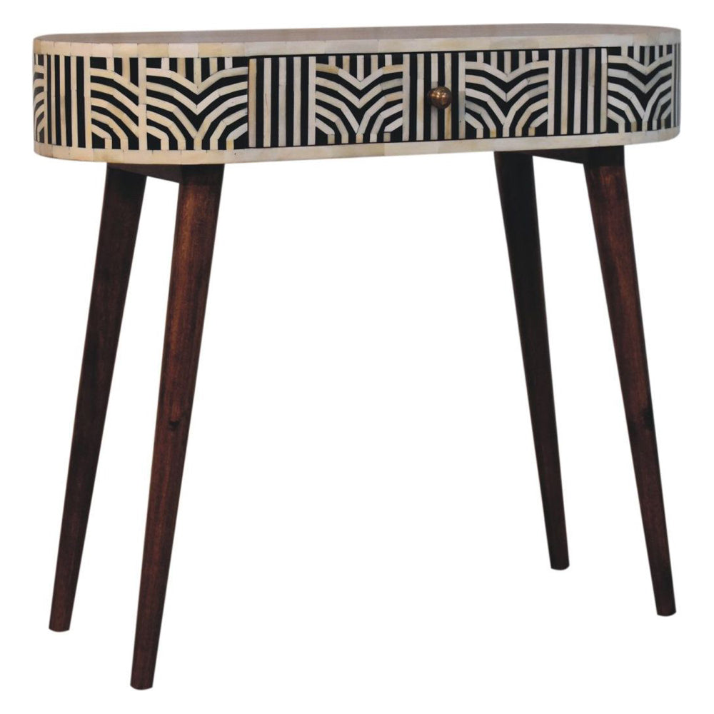 Artisan - Honey Caramel Edessa Bone Inlay Console Table