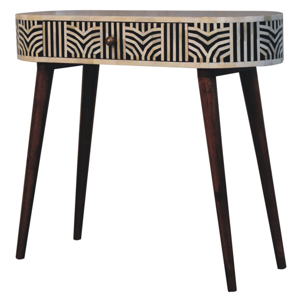 Artisan - Honey Caramel Edessa Bone Inlay Console Table