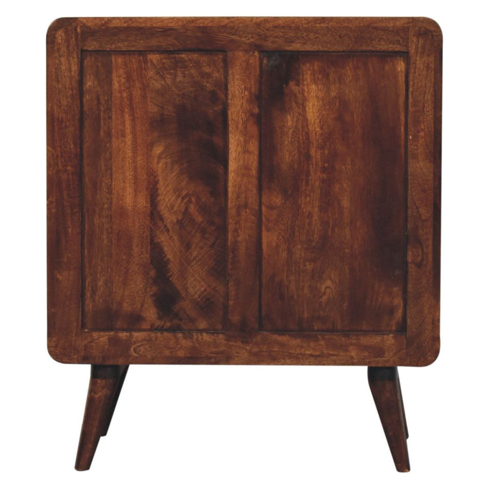 Artisan - Curved California Walnut Chest