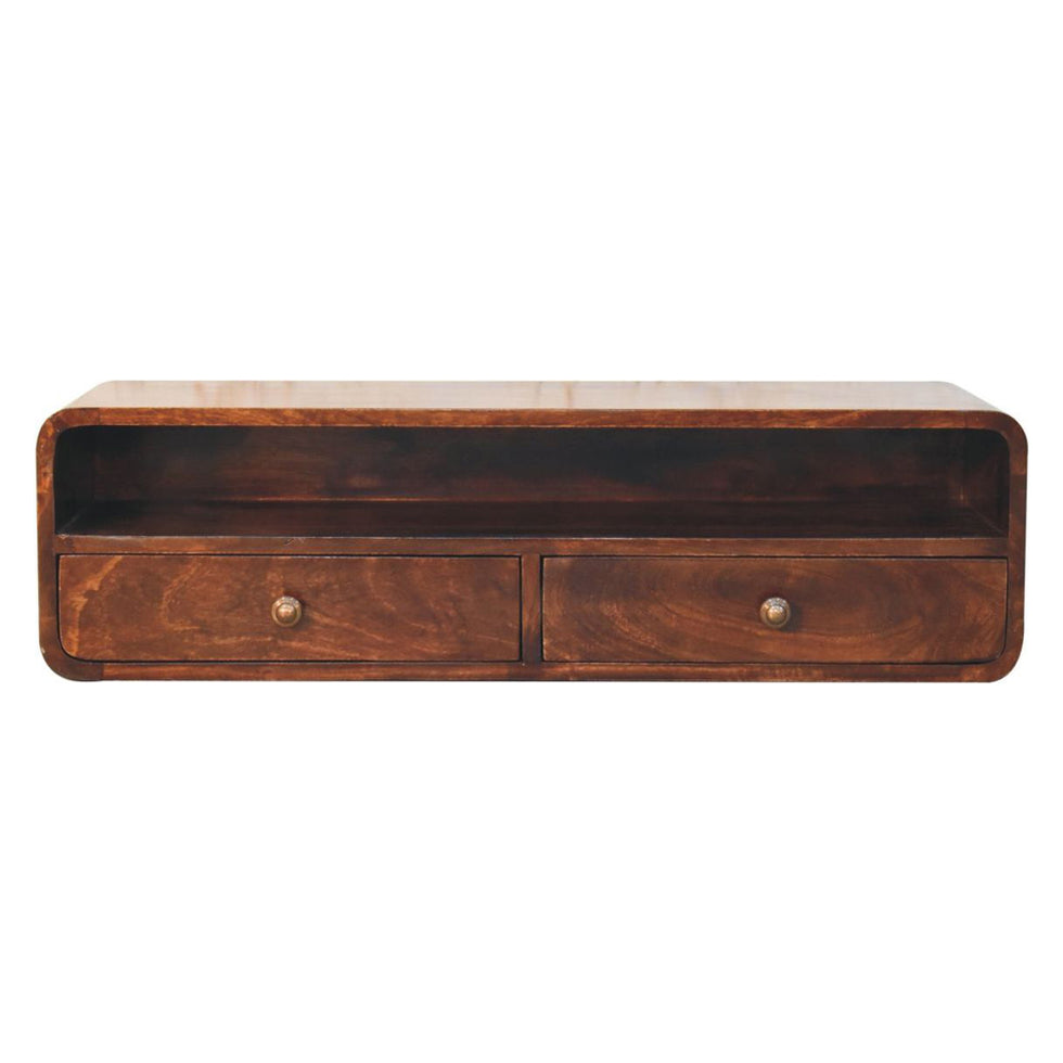 Artisan - Floating California Walnut Open Console