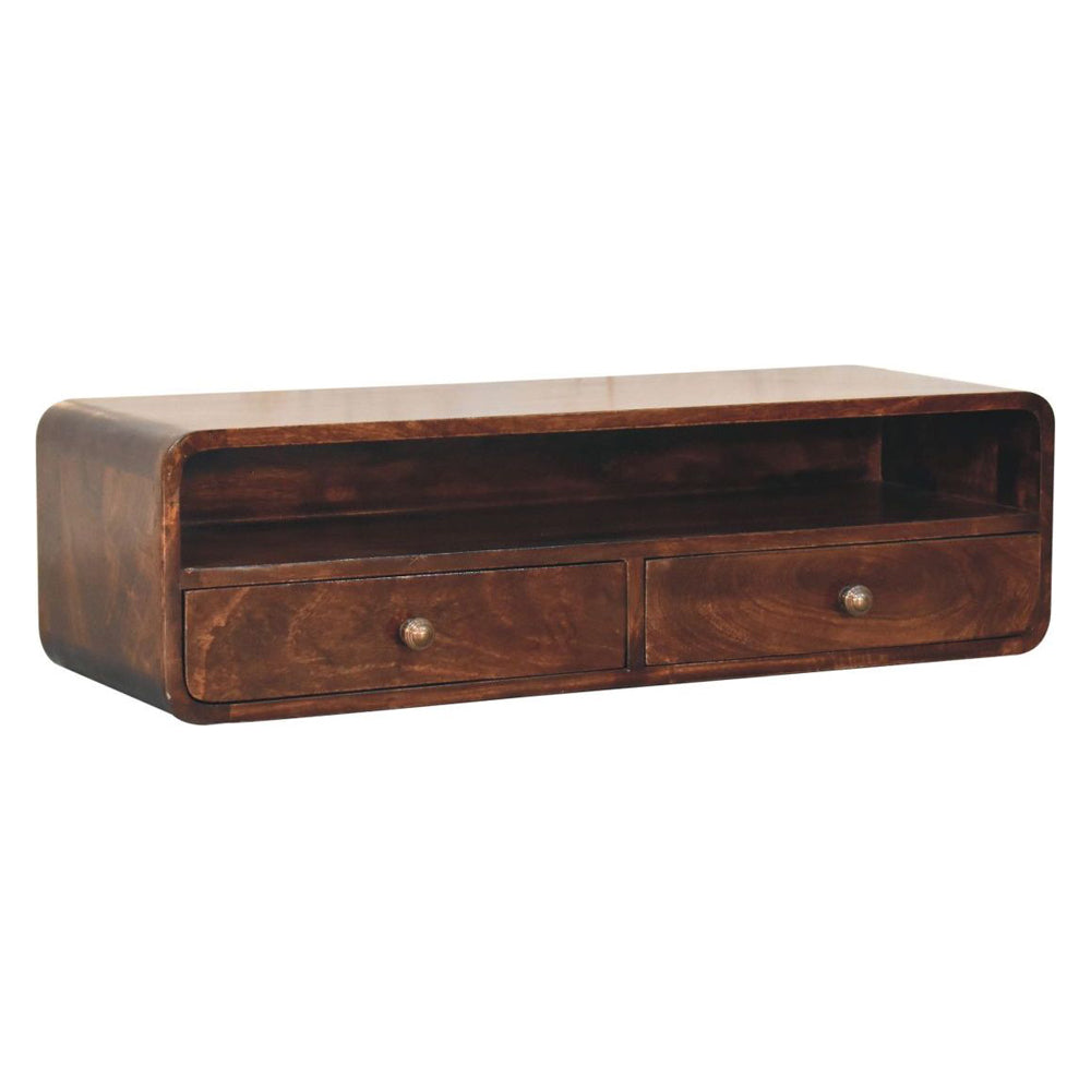 Artisan - Floating California Walnut Open Console