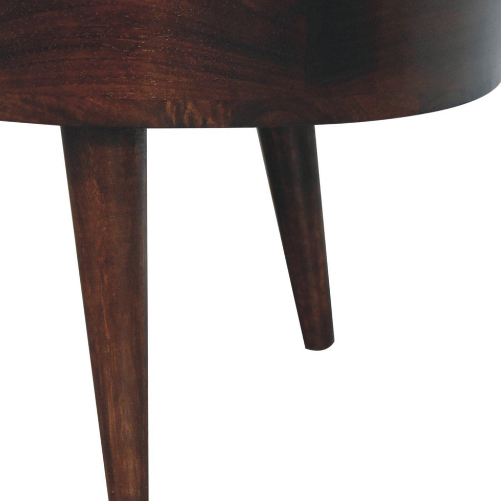 Artisan - California Walnut Rounded Coffee Table