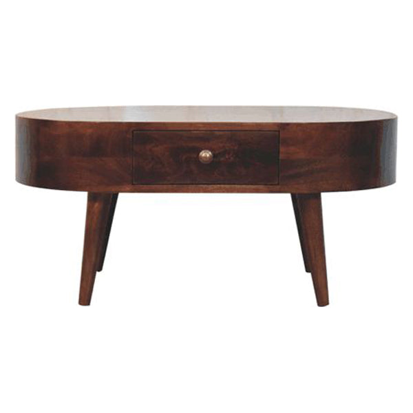 Artisan - California Walnut Rounded Coffee Table
