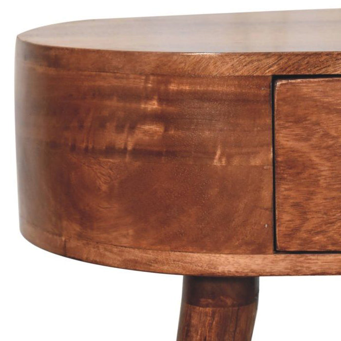 Artisan - Honey Caramel Rounded Small Console Table