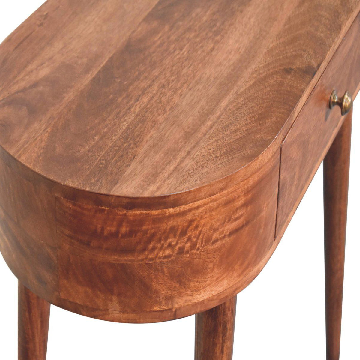 Artisan - Honey Caramel Rounded Small Console Table