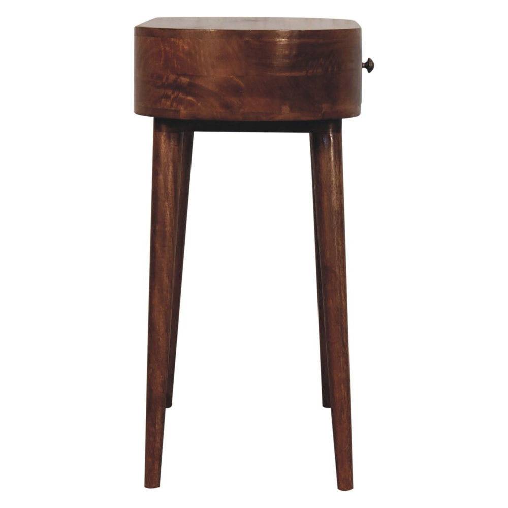 Artisan - Honey Caramel Rounded Small Console Table