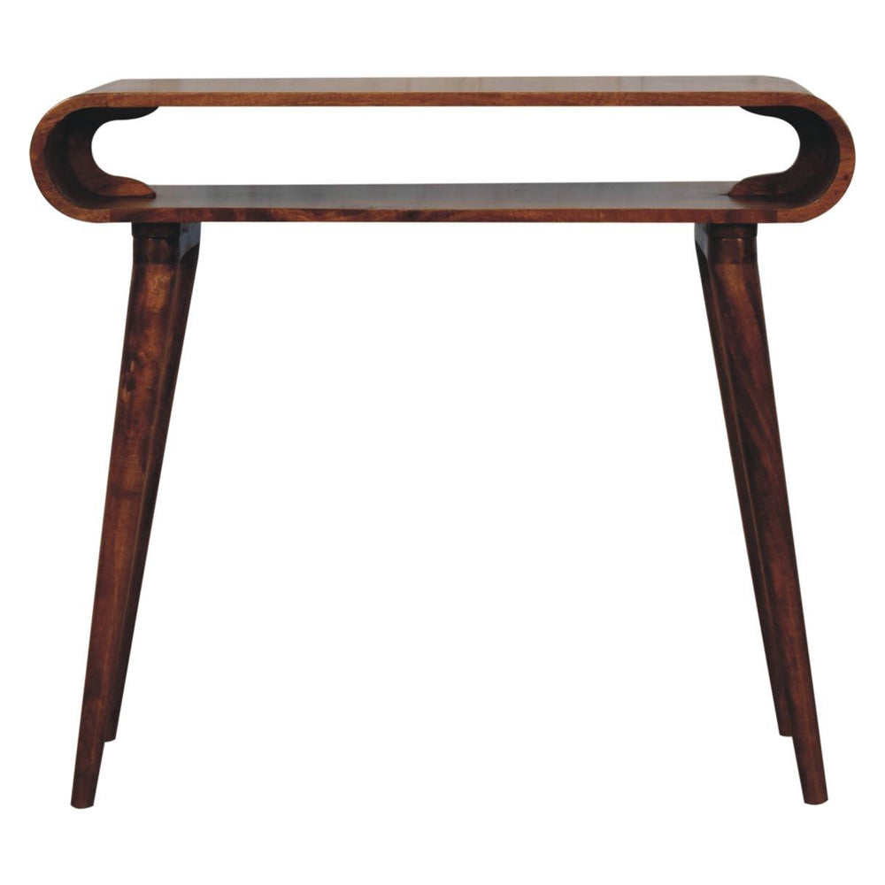 Artisan - Amaya Honey Caramel Nordic Style Console Table