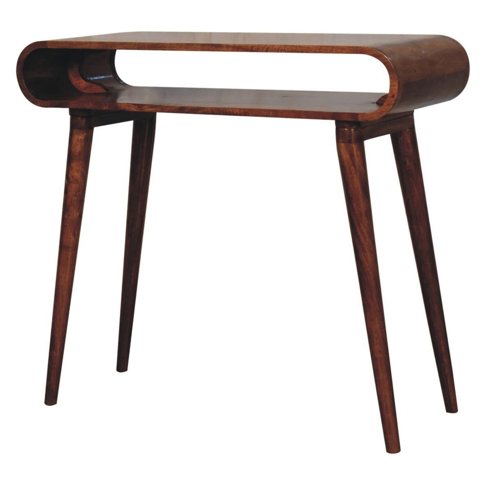 Artisan - Amaya Honey Caramel Nordic Style Console Table