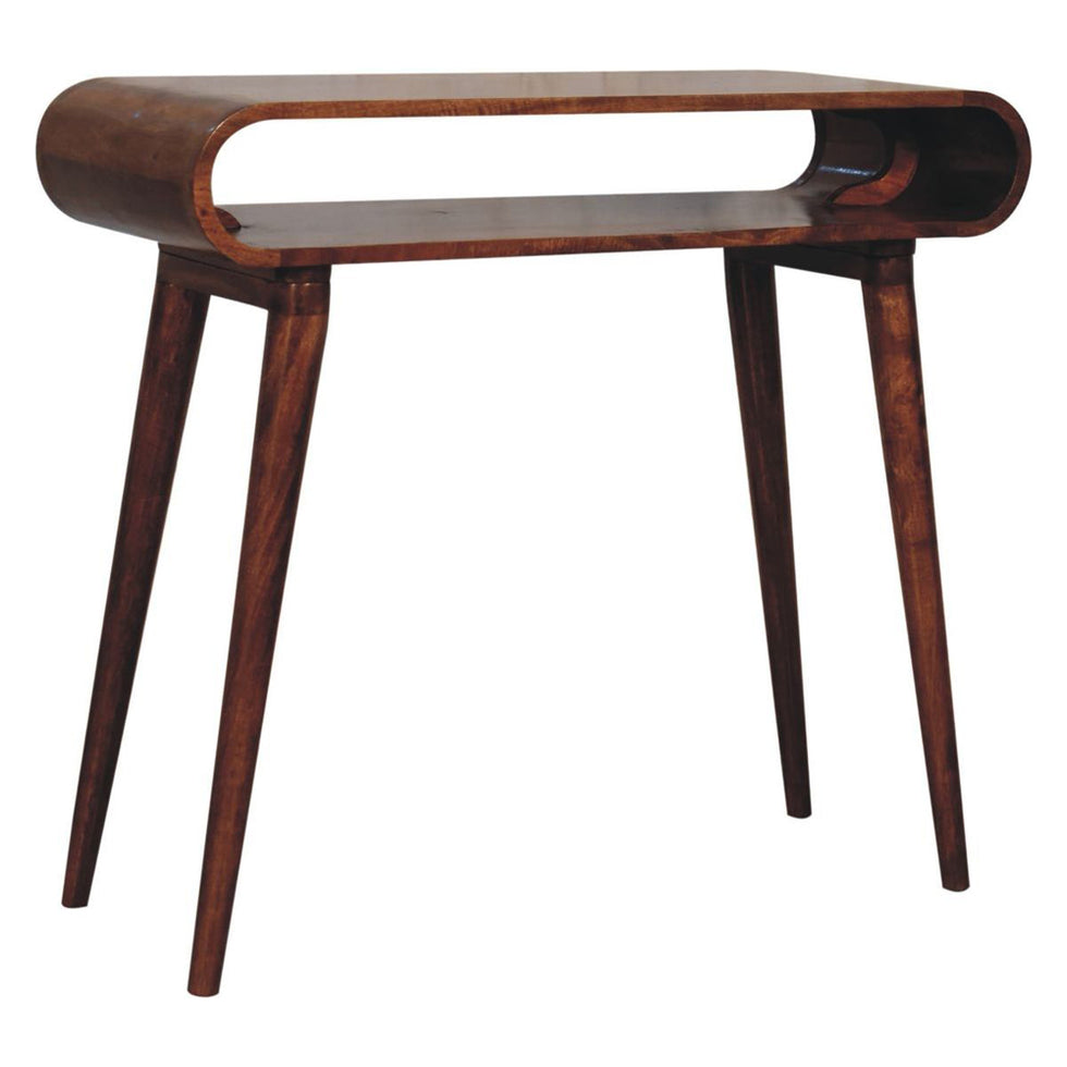 Artisan - Amaya Honey Caramel Nordic Style Console Table