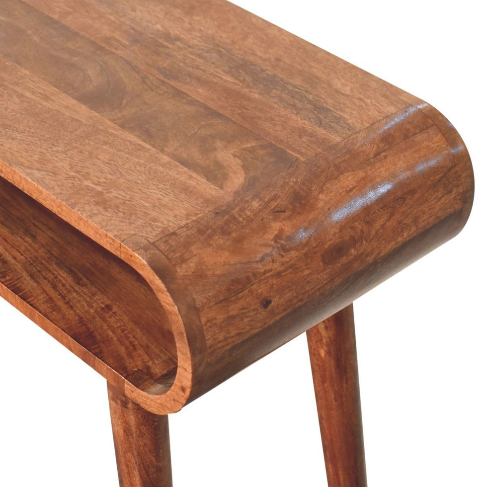 Artisan - Amaya Honey Caramel Nordic Style Console Table