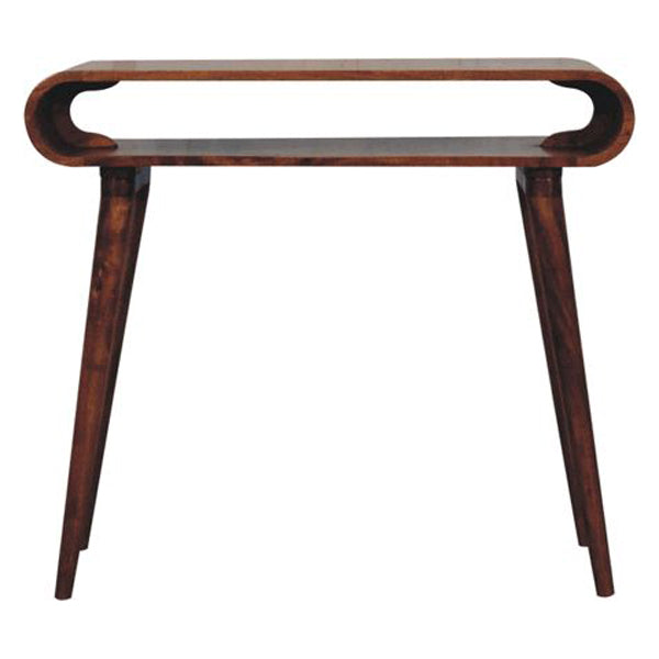Artisan - Amaya Honey Caramel Nordic Style Console Table