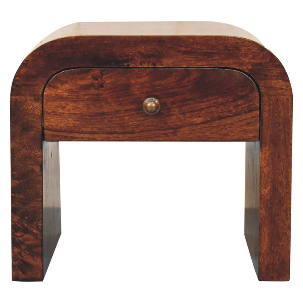 Artisan - California Walnut Disc Bedside