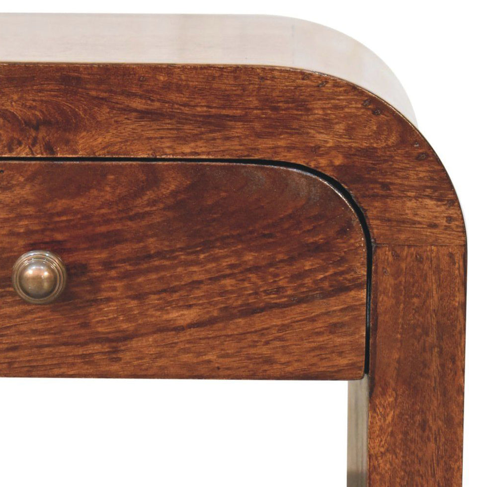 Artisan - California Walnut Disc Bedside