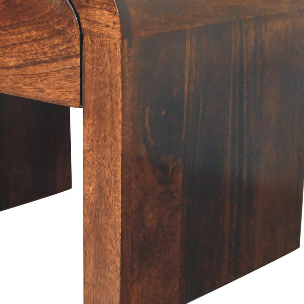 Artisan - California Walnut Disc Bedside