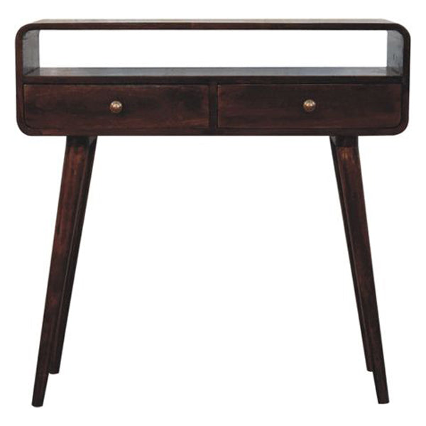Artisan - Curved California Walnut Console Table
