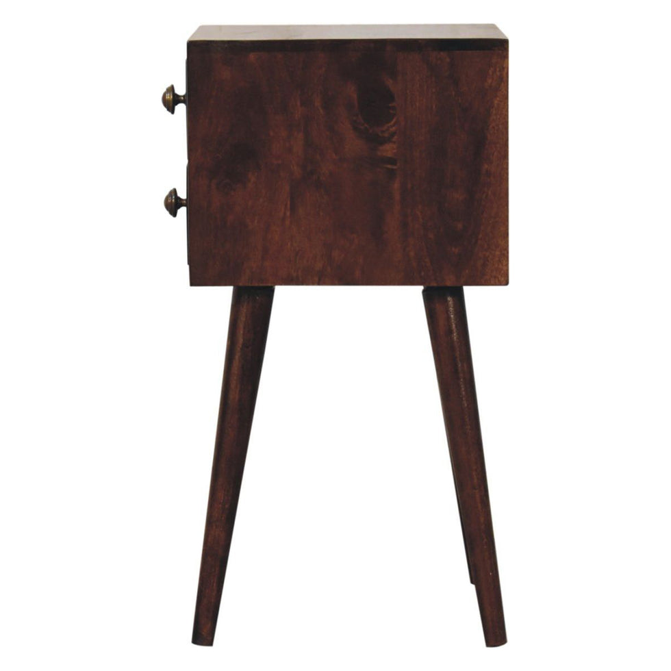 Artisan - Mini 2 Drawercalifornia Walnut Bedside