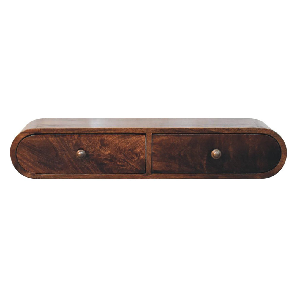 Artisan - Wall Mounted California Walnut Console Table