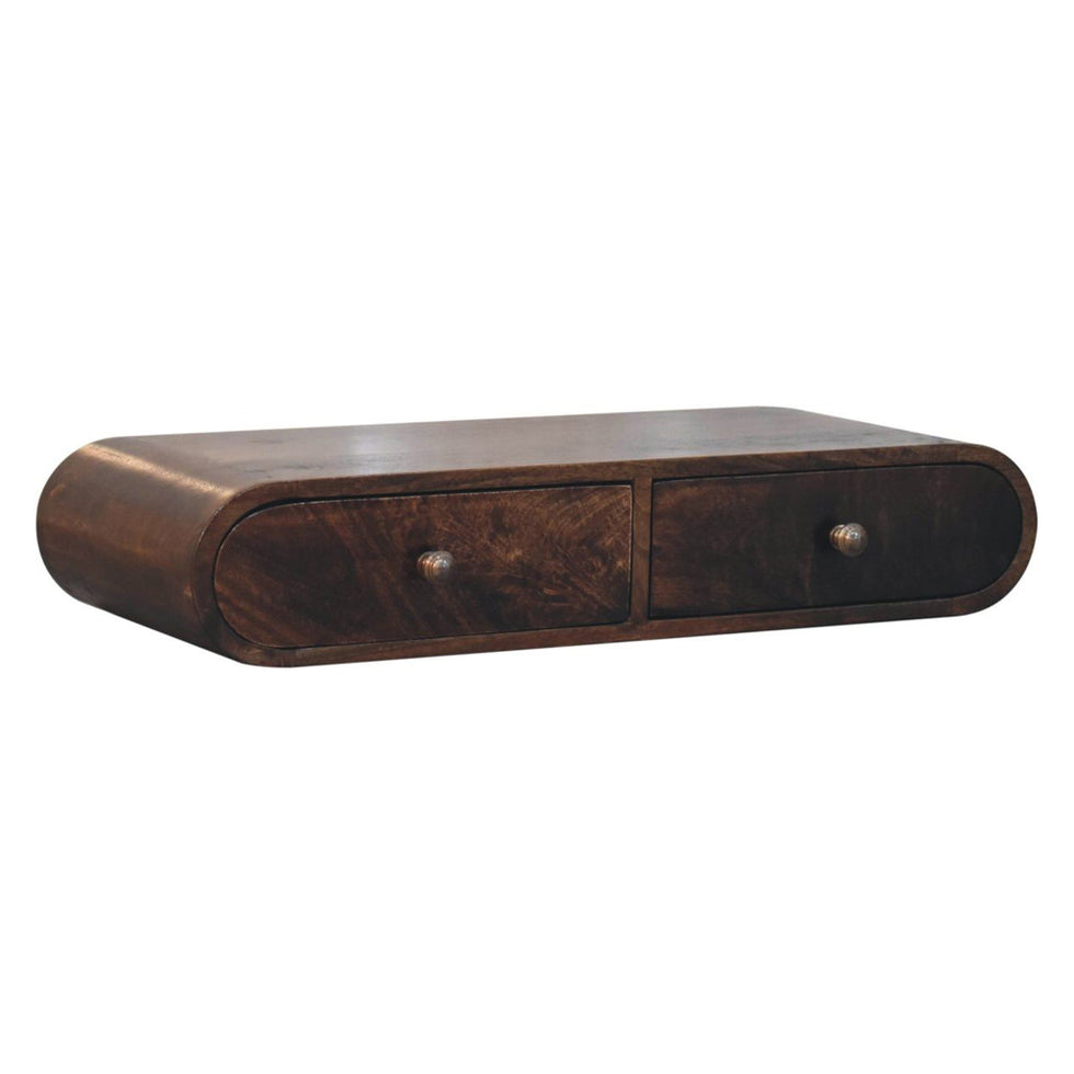 Artisan - Wall Mounted California Walnut Console Table