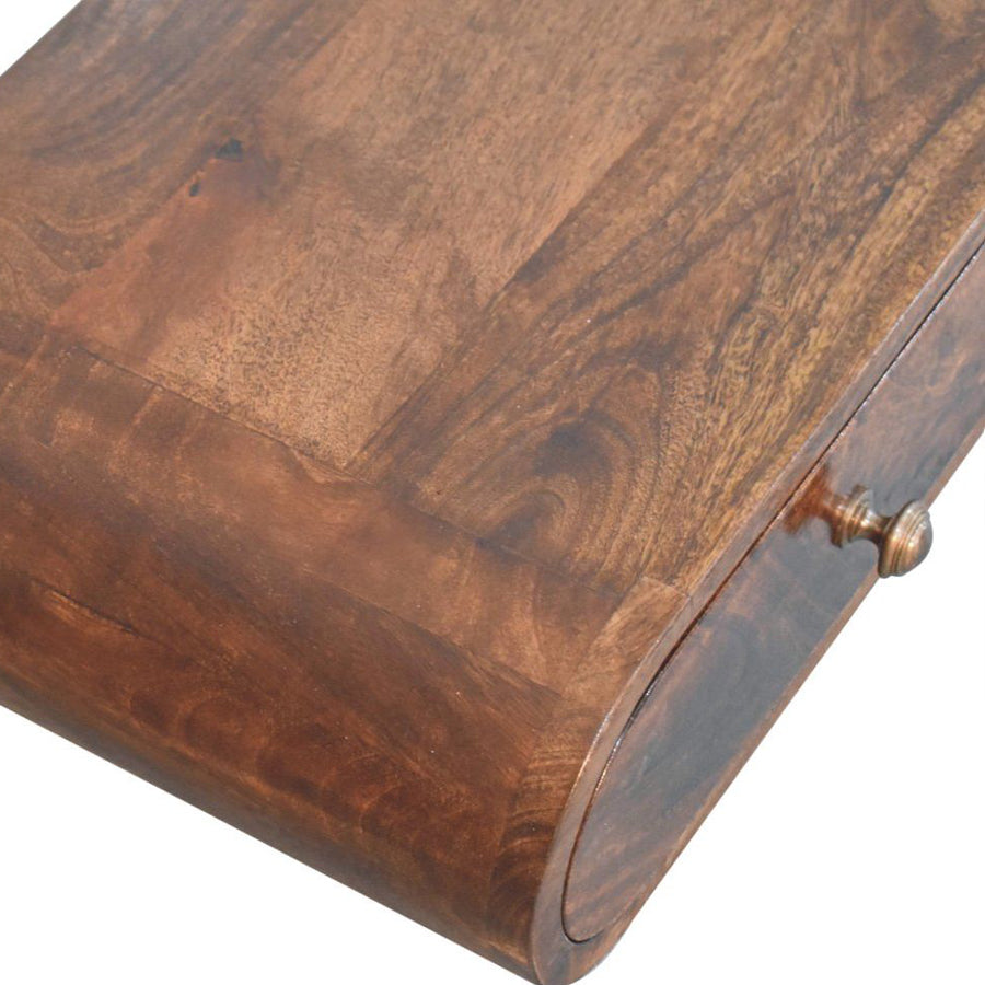 Artisan - Wall Mounted California Walnut Console Table