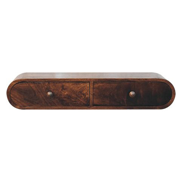 Artisan - Wall Mounted California Walnut Console Table