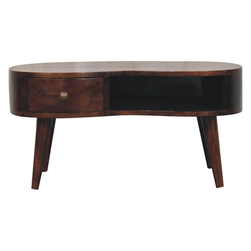 Artisan - California Walnut Wave Coffee Table